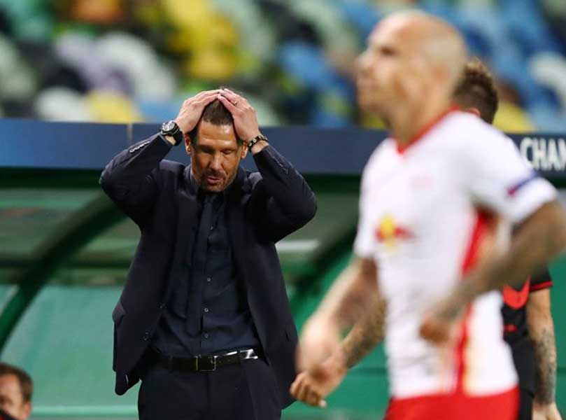لايبزيج يطيح بأتلتيكو مدريد في مفاجأة ربع نهائي الأبطال