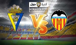 أهداف مباراة فالنسيا و قادش بث مباشر بتاريخ 04-01-2021 الدوري الاسباني