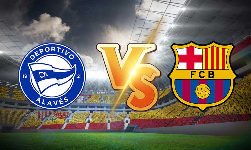 أهداف مباراة برشلونة و ديبورتيفو ألافيس بث مباشر بتاريخ 13-02-2021 الدوري الاسباني