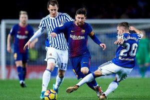 موعد مباراة برشلونة وريال سوسييداد في الدوري الإسباني والقنوات الناقلة