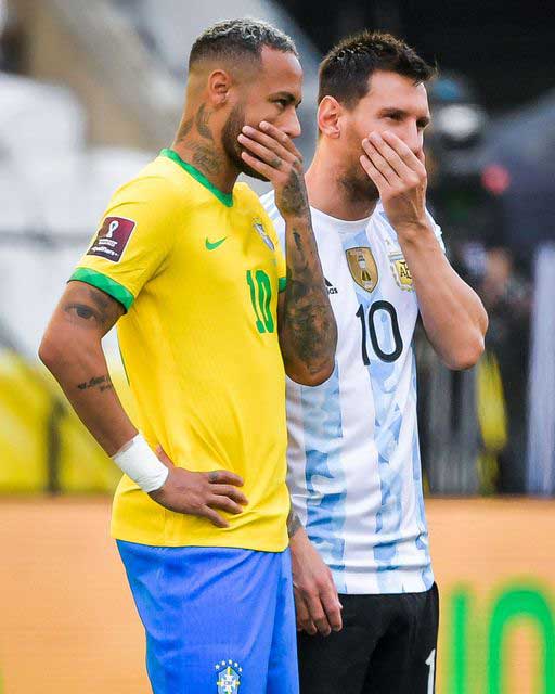 إلغاء مباراة البرازيل والأرجنتين في تصفيات كأس العالم 2022