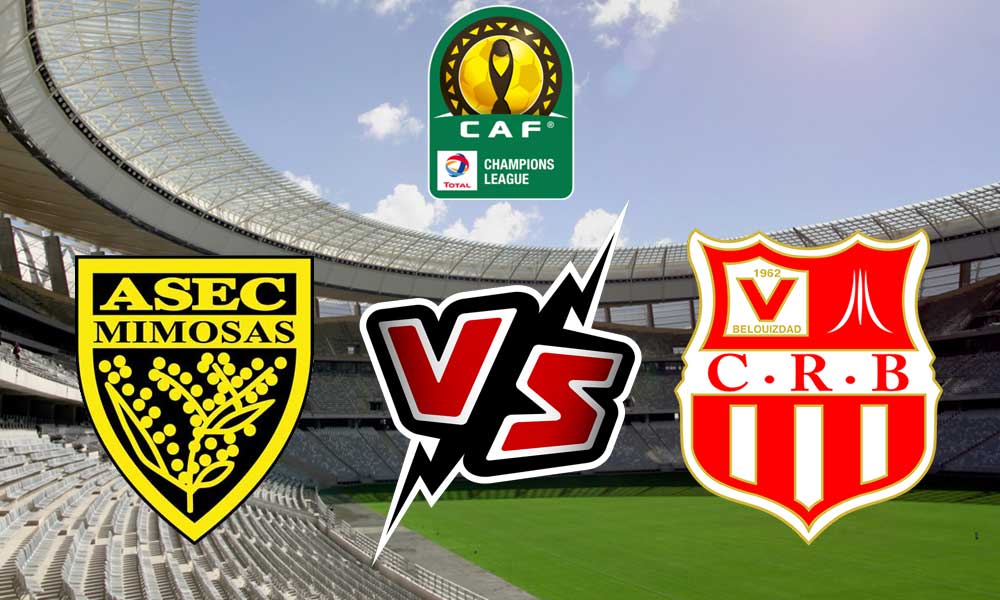 مشاهدة مباراة شباب بلوزداد و أسيك ميموزا بث مباشر CR Belouizdad vs ASEC Mimosas