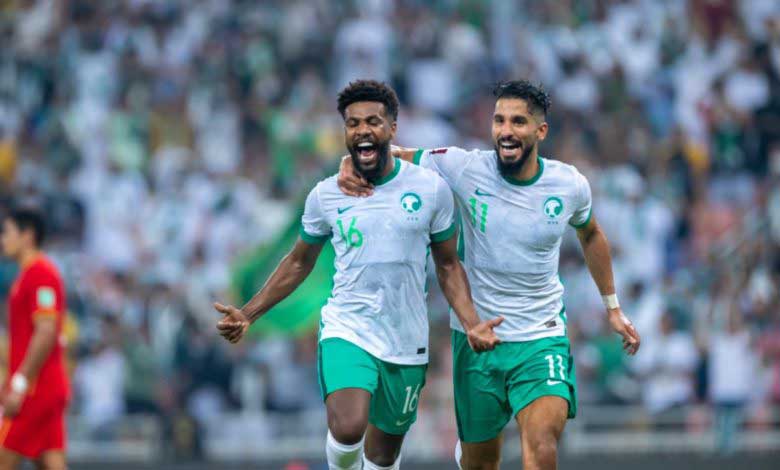 الأخضر السعودي بثبات نحو مونديال قطر