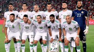 التشكيلة الأساسية  للمنتخب الجزائري لمواجهة النيجر