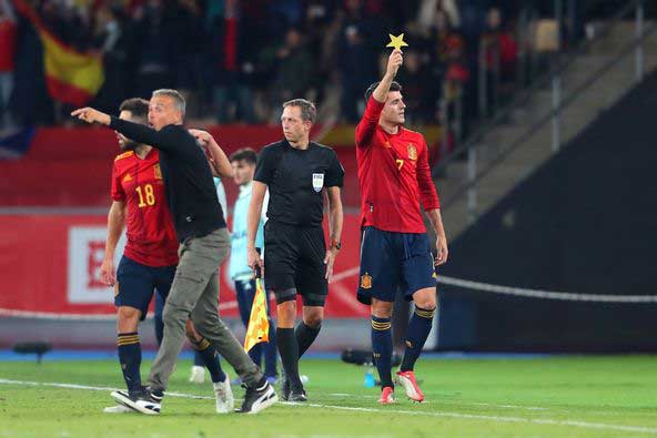 رسميا أسبانيا تتأهل إلى نهائيات كأس العالم قطر