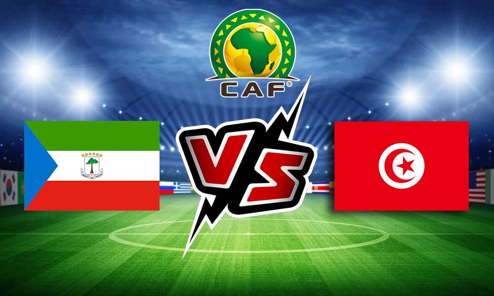 مشاهدة مباراة غينيا الإستوائية و تونس بث مباشر Equatorial Guinea vs Tunisia