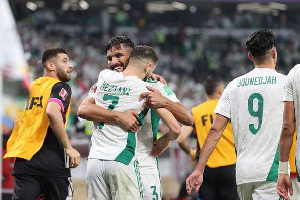 الجزائر إلى نهائي كأس العرب بعد تخطي قطر في مباراة هيتشكوكية