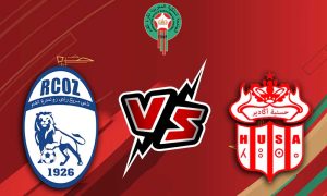 مشاهدة مباراة سريع وادي زم و حسنية أكادير بث مباشر 04-02-2022 Rapide Oued Zem vs HUSA