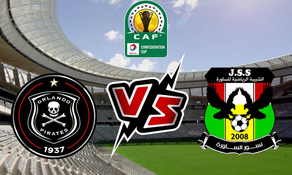 مشاهدة مباراة شبيبة الساورة و اورلاندو بيراتس بث مباشر 13-02-2022 Orlando Pirates vs JS Saoura
