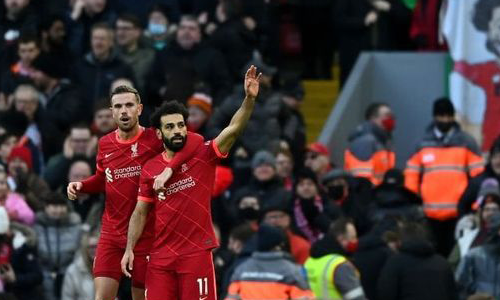 مباراة تاريخية لصلاح بقميص ليفربول