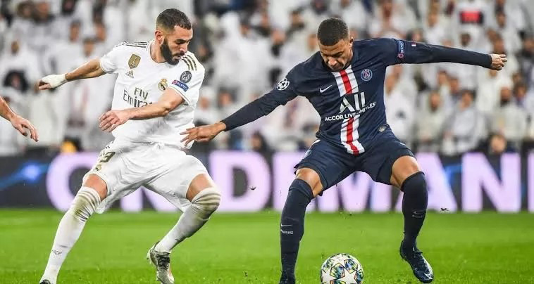 موعد مباراة ريال مدريد وباريس سان جيرمان في دوري أبطال أوروبا مع القنوات الناقلة