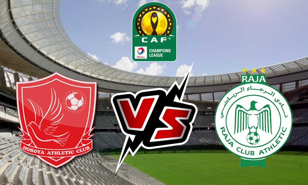 مشاهدة مباراة الرجاء الرياضي و حوريا بث مباشر 12-03-2022 Horoya vs Raja Casablanca