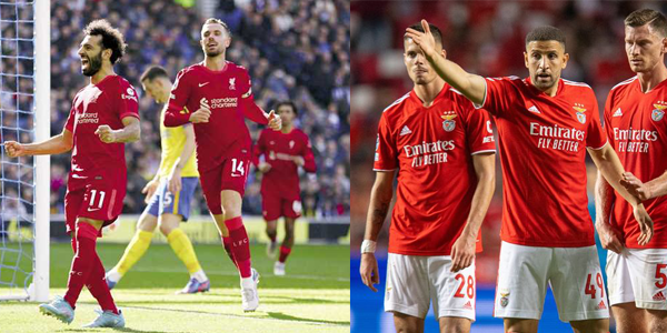 موعد مباراة ليفربول و بنفيكا القادمة في دوري أبطال أوروبا 2021-22 والقنوات الناقلة