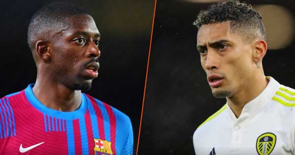 برشلونة ينهي عقد عثمان ديمبيلي الجديد مع الموافقة على شروط رافينها أيضًا.