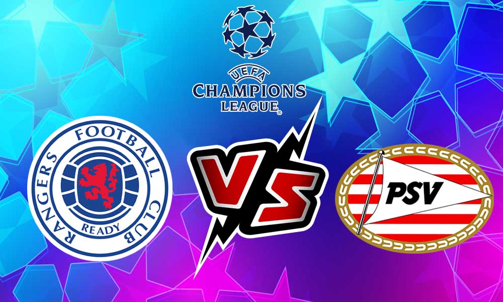 مشاهدة مباراة بي إس في آيندهوفن و جلاسكو رينجرز بث مباشر 16/08/2022 Rangers vs PSV