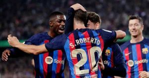برشلونة يدك شباك أتليتك بيلباو برباعية في الدوري الإسباني
