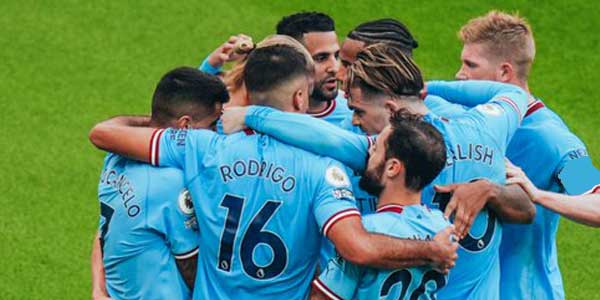 مانشستر سيتي يكرم برايتون بثلاثية حملت بصمة هالاند