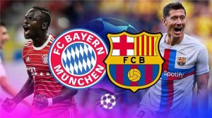 موعد مباراة برشلونة و بايرن ميونخ في دوري أبطال أوروبا 2022-23 والقنوات الناقلة