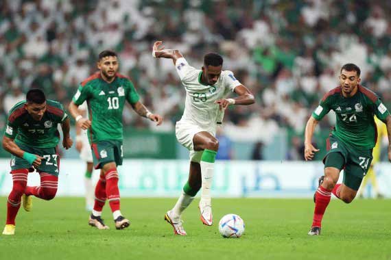 المكسيك تنهي حلم السعودية في المونديال