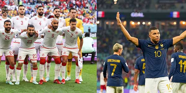 موعد مباراة تونس و فرنسا في كأس العالم 2022 والقنوات الناقلة