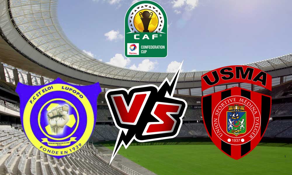 مشاهدة مباراة إتحاد الجزائر و سانت إيلوي لوبوبو بث مباشر 2023-02-12 USM Alger vs Saint Eloi Lupopo